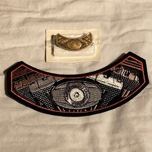 Harley-Davidson Matching Pin and Patch Combo